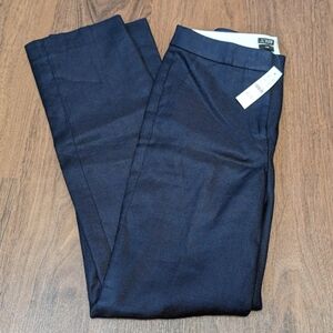 J. Crew Kate linen blend tall navy pants slacks trousers